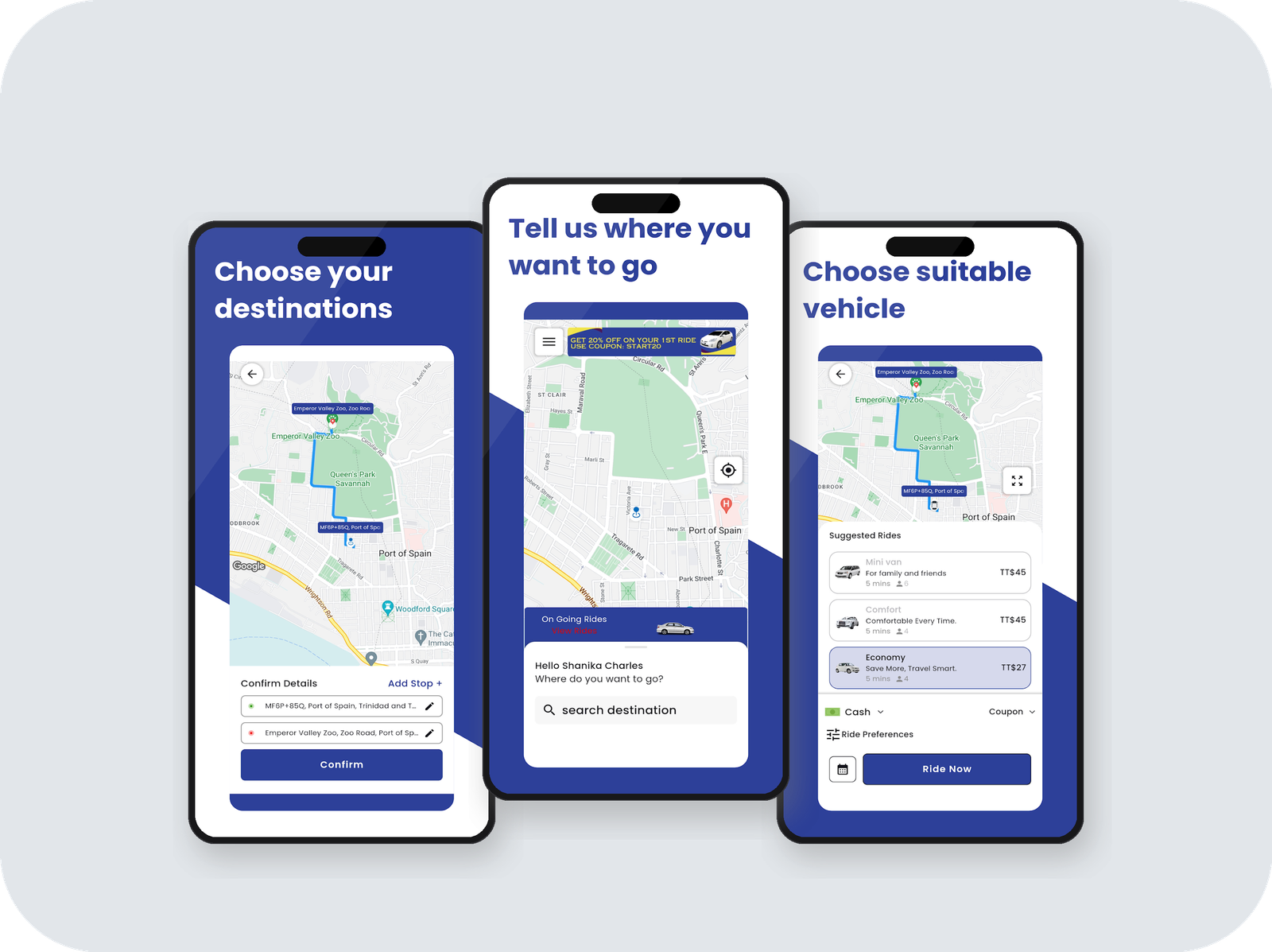 TrucabTT Rideshare Taxi App Showcase