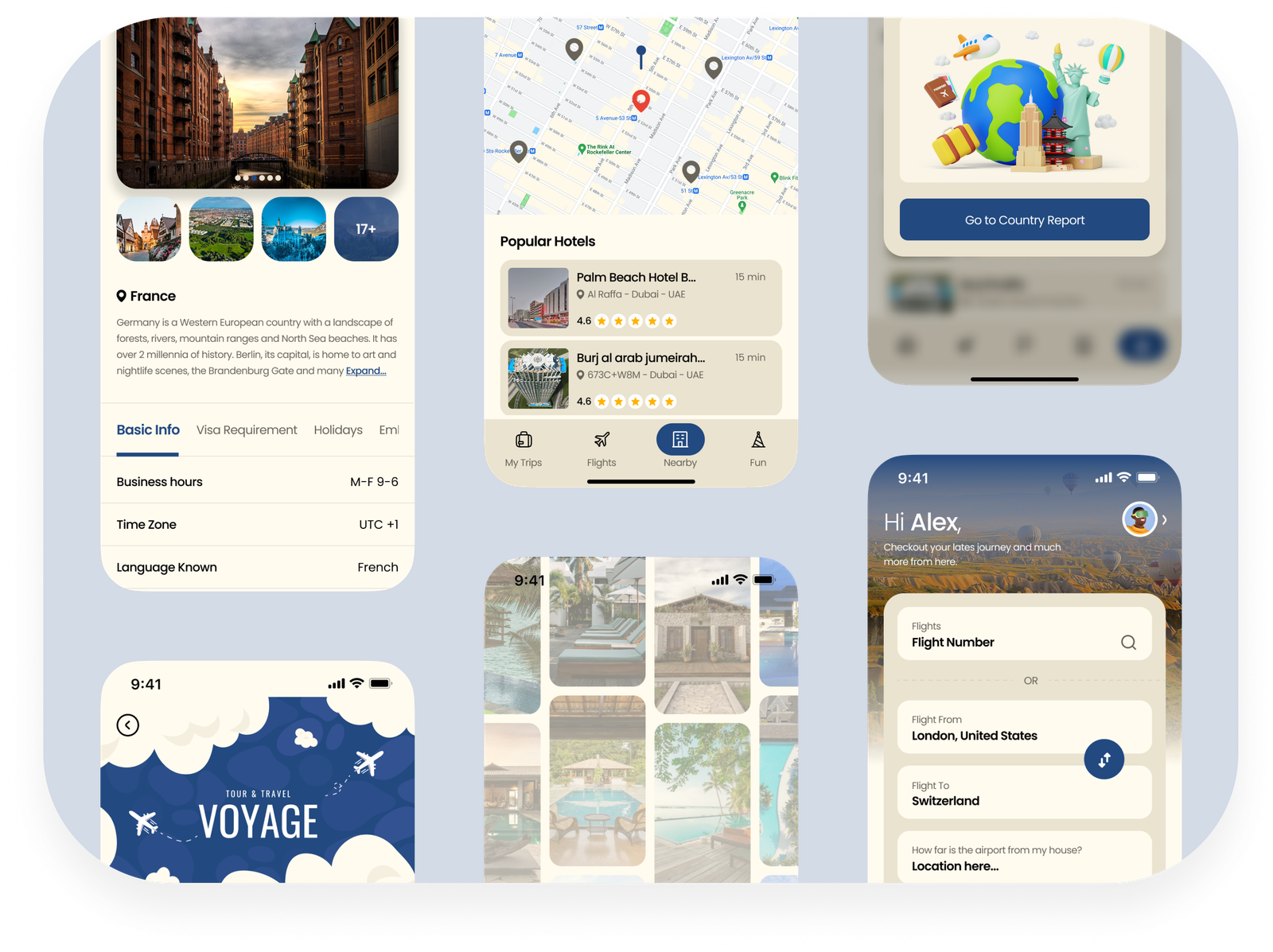Voyagevista Travel App Showcase